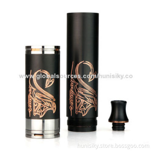 Black Stingray Mod Electric Cigarette, Made of Copper and Stainless Steel